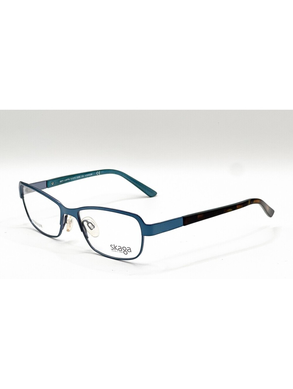 Skaga 3871 Lotta 5306 Teal Full Rim Authentic Eyeglass Frames 51-16